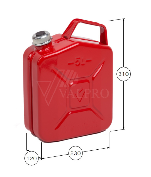 VALPRO - Produkte - Kraftstoffkanister aus Metall - Classic - 10L