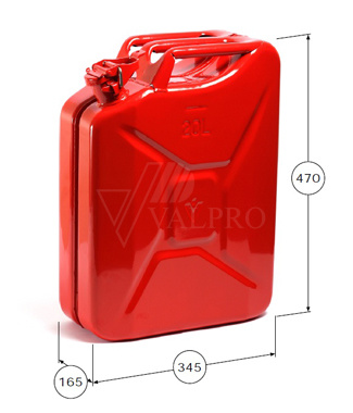 VALPRO - Produkte - Kraftstoffkanister aus Metall - Classic - 20L Kanister