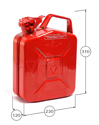 VALPRO - Produkte - Kraftstoffkanister aus Metall - Classic -  Kraftstoffkanister